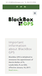 Mobile Screenshot of blackboxgps.com